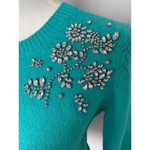 Talbots 3/4 Sleeve Sweater Embellishment Size XS